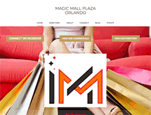 Tablet Screenshot of magicmallplaza.com